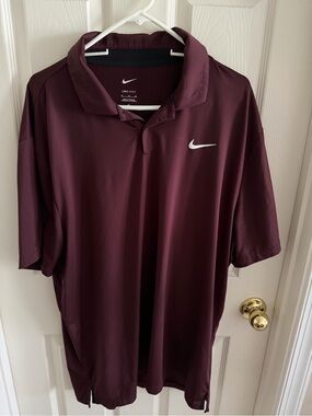 Nike Men's Polo Shirt - Maroon